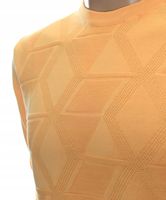 STROKERS klasyczny sweter męski ze wzorem tłoczonym XL brzoskwiniowy