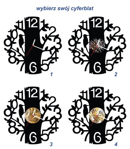 ZEGAR ŚCIENNY DRZEWO 38cm M 100.10 na Arena.pl