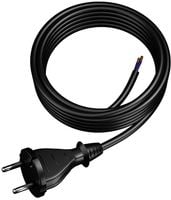 PRZEWÓD PRZYŁĄCZ.Z WTYCZKĄ PROSTĄ IP20 H07RN-F 4M CZARNY - E+20-020