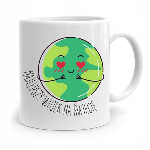 Kubek Prezent Dla Wujka Najlepszy Wujek Na Świecie Z Nadrukiem Ze Zdjęciem na Arena.pl