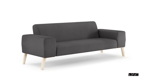 Sofa Shee 240 cm szara ciemna D2 na Arena.pl