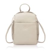 plecak damski skórzany miejski mały beżowy elegancki paolo peruzzi ay-26-bg
