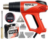 YATO OPALARKA 2000W WYŚWIETLACZ LCD USUWANIE FARB, OKLEJANIE AUT YT-82293