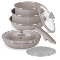 ZESTAW GARNKÓW TYTANOWYCH 9 ELEM. BERLINGER HAUS BH-8255 TAUPE