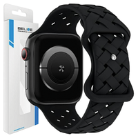 beline pasek apple watch silicone woven38/40/41mm czarny /black box