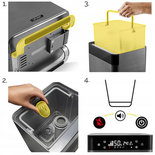 5w1 Nawilżacz powietrza Oczyszcza Jonizator Yoer AUTOMATYCZNY +Aromaterapia na Arena.pl