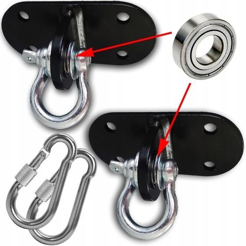 Uchwyt sufitowy z ŁOŻYSKIEM i szeklą 180st Detal2M na Arena.pl