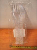 kpl.6 widelcy + 6 noży transparentne