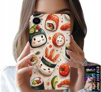 ETUI DO IPHONE XR - SŁODKIE UŚMIECHNIĘTE SUSHI OBUDOWA CASE