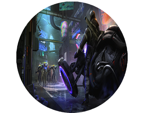 Podkładka pod myszkę Cyberpunk na Arena.pl