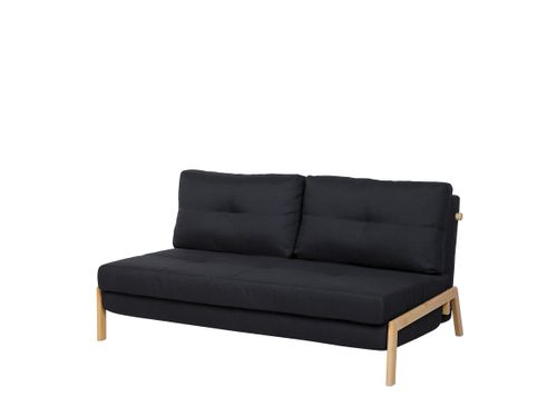 Sofa rozkładana czarna EDLAND na Arena.pl