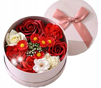 Bukiet Kwiatów Mydlanych Flower Box prezent Imieniny i Urodziny Walentynki