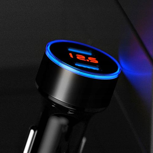 ŁADOWARKA SAMOCHODOWA 2XUSB Z VOLTOMIERZEM LCD na Arena.pl