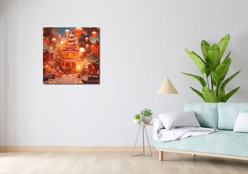 Obraz 70x70cm Festiwale Świata zdjęcie 2