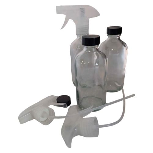 Przezroczysta butelka szklana z atomizerem 3szt na Arena.pl