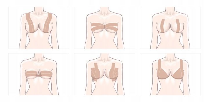 TAŚMA MODELUJĄCA DO BIUSTU TAPE BIUST PUSHUP 7,5CM zdjęcie 10