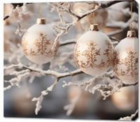 Obraz 100x90cm Zimowa Magnificencja