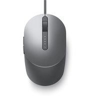 Dell | Mysz laserowa | MS3220 | przewodowa | przewodowa - USB 2.0 | Titan Grey