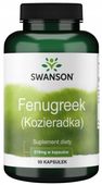 Swanson Fenugreek Kozieradka Błonnik Apetyt Zaparcia Stany zapalne 90 kaps.