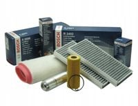 BOSCH KOMPLET ZESTAW FILTRÓW FILTRY BMW 5 E60 E61 520D