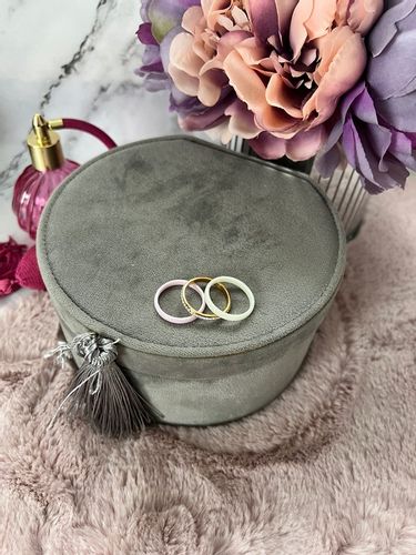 1520 Komplet 3 pierścionków ceramicznych CYRKONIE r 6/16mm sta na Arena.pl