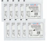 GAZA OPATRUNKOWA STERYLNA 17 nitek 1m2 KOMPRES x10