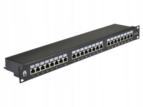 NEKU Patch panel patchpanel RACK 19'' kat6 24p FTP na Arena.pl