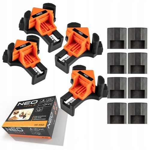 NEO ŚCISK KĄTOWY DO NAROŻNIKÓW DREWNA STOLARSKI ŚCISKI UCHWYT MEBLI na Arena.pl