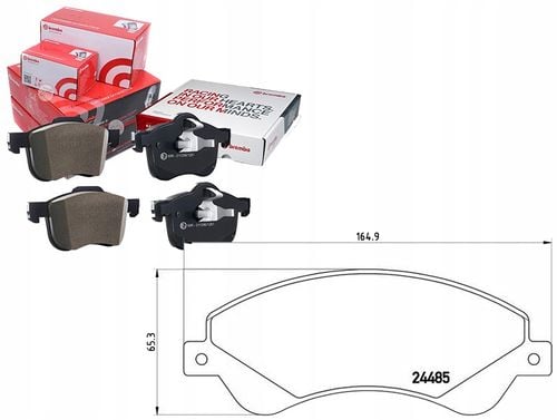 KLOCKI HAM PRZOD FORD TRANSIT 0 BREMBO na Arena.pl