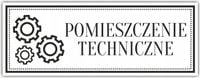 Tabliczka Grawer na Drzwi POMIESZCZENIE TECHNICZNE