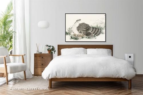 Plakat 35x25cm  Hawk-Eagle, Kashu Japoński Vintage do Salonu na Arena.pl