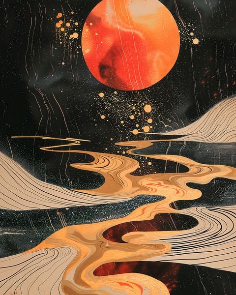 Plakat 40x50cm Planetarny Taniec zdjęcie 1