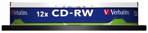Płyta Verbatim CD-RW SERL Scratch Resistant, 10-pack cake box na Arena.pl