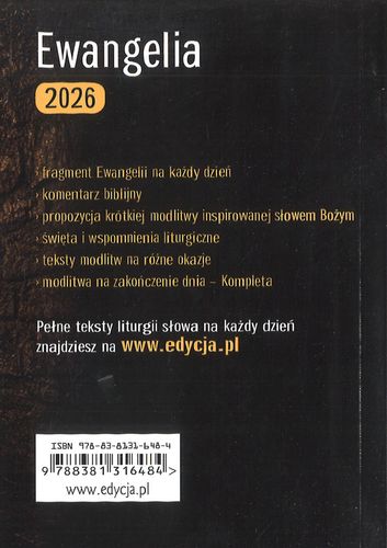 Ewangelia 2026 Droga Prawda i Życie - mały format oprawa broszurowa na Arena.pl