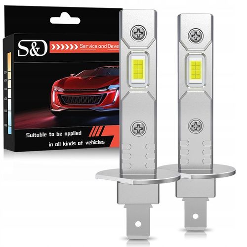 ŻARÓWKI LED H1 RETRIFY S&D ULTRA CICHE FANLESS LINE 1:1 BEZ ADAPTERÓW 6500K na Arena.pl