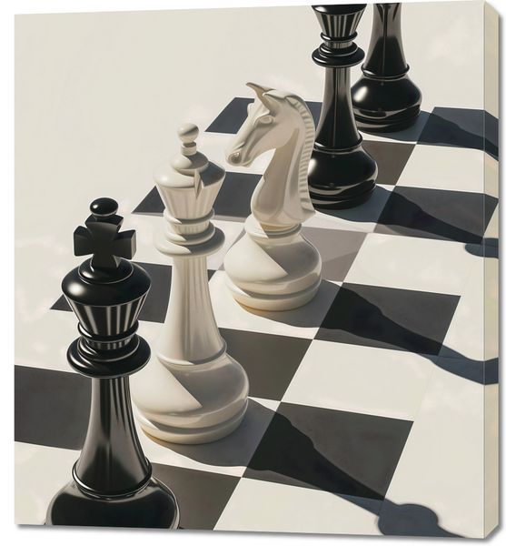 Obraz 90x100cm Szach i Mat zdjęcie 1