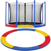 Osłona na sprężyny z siatką do trampoliny wewnętrzną 10FT 300/305/312 cm multikolor