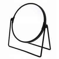 RIDDER Lusterko stojące kosmetyczne z 5-krotnym powiększeniem, czarne