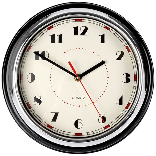 Zegar ścienny czarny 30 cm na Arena.pl