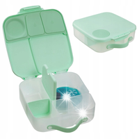 B.BOX Lunchbox na Jedzenie Śniadaniówka Szczelny SPEARMINT 2000ml Miętowy