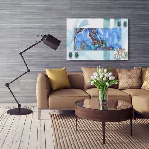 Obraz na płótnie - Canvas, Kompozycja storczykowa 2 50x40 na Arena.pl
