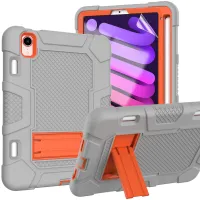 Etui do iPad Mini 6 8.3" z Podstawką i Miejscem na Rysik Szary