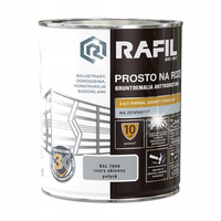 RAFIL PROSTO NA RDZĘ SZARY OKIENNY POŁYSK 0.75L