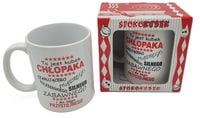 kubek ceramiczny w ozdobnym opakowaniu "to jest kubek chłopaka ..."