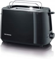 SEVERIN AT 2287 Toster automatyczny, 700W, czarny, wbudowany ruszt