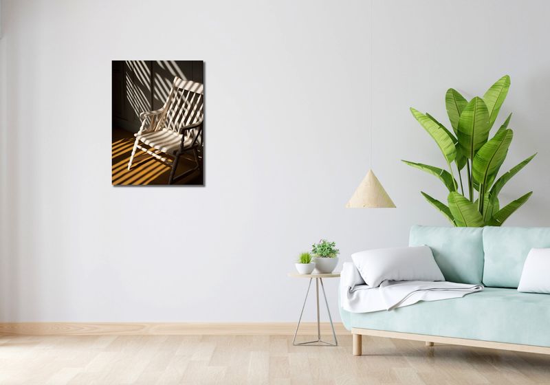 Obraz 50x70cm Krzesło w Cieniu zdjęcie 2