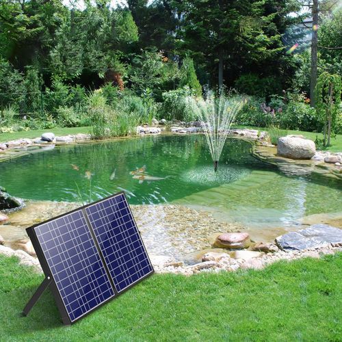 UŻYWANE Pompa solarna Biling 30W z filtrem do oczka wodnego 1200l/h na Arena.pl