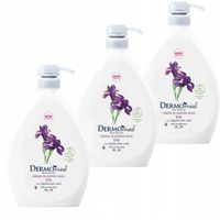 DERMOMED Mydło w płynie z pompką IRIS, pakiet 3 x 1000 ml