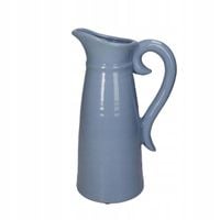 DZBANEK CERAMICZNY 19X14 CM H.31,3 CM JASNONIEBIESKI