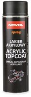 Novol lakier akrylowy czarny mat spray 500 ml